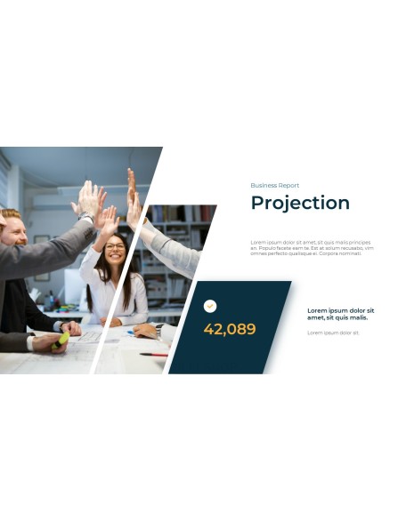Business Report Abstract PPT Design Templates