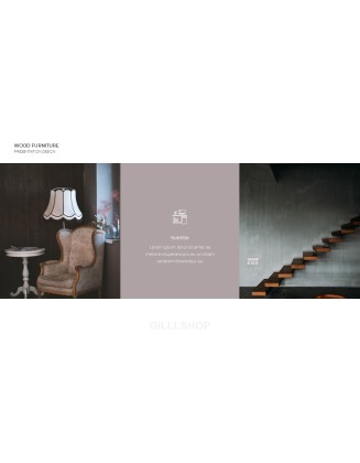 Wood Furniture elegant powerpoint templates
