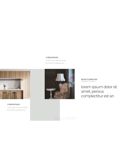 Wood Furniture elegant powerpoint templates