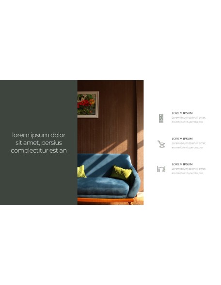 Wood Furniture elegant powerpoint templates