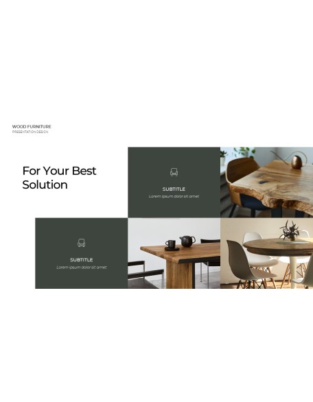 Wood Furniture elegant powerpoint templates