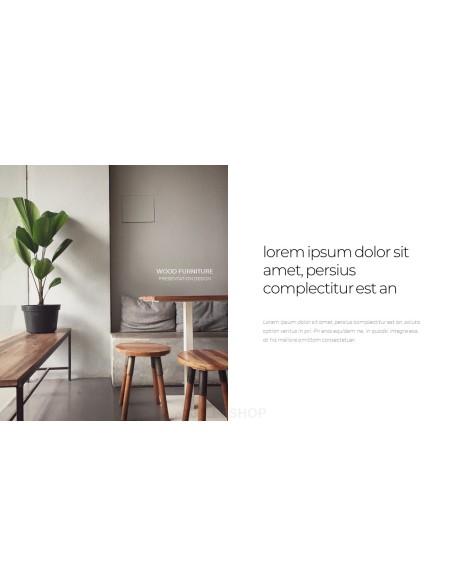Wood Furniture elegant powerpoint templates