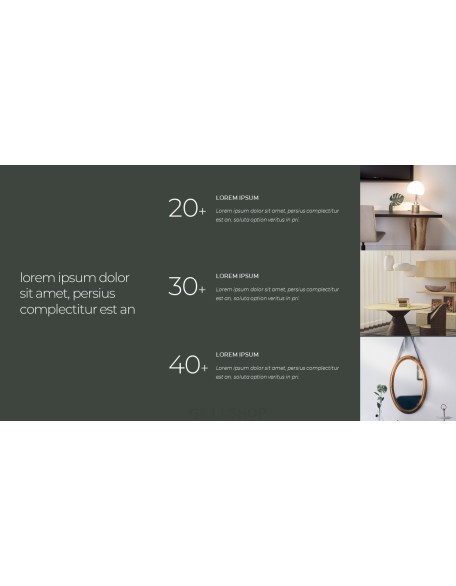 Wood Furniture elegant powerpoint templates