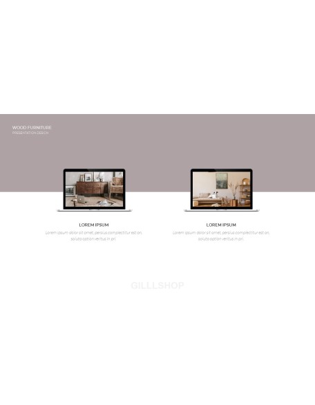 Wood Furniture elegant powerpoint templates