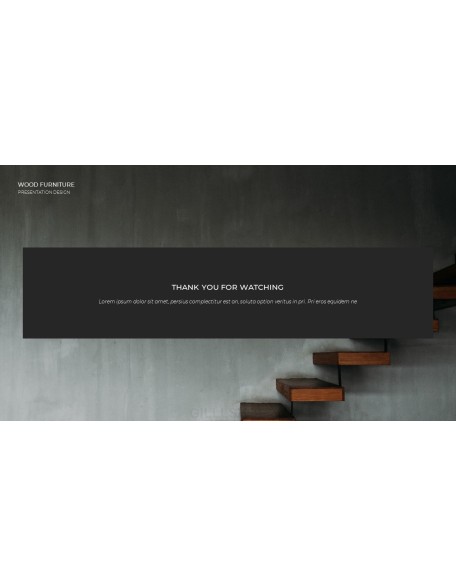 Wood Furniture elegant powerpoint templates