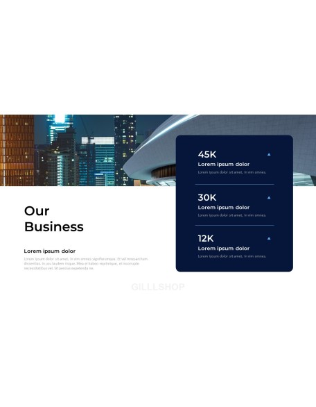 Our Best Business Presentation slide powerpoint