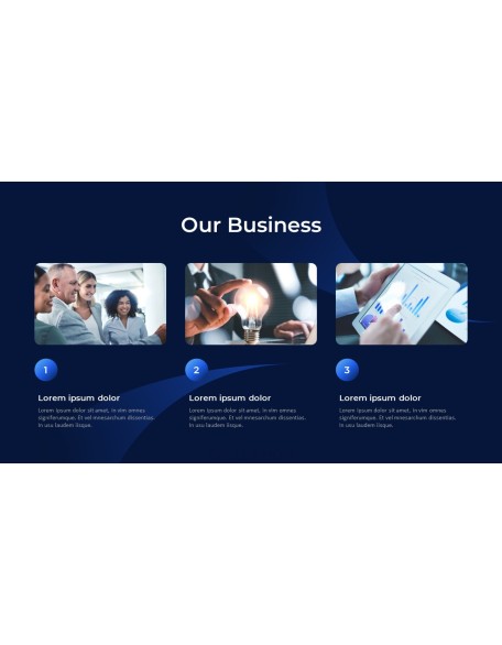 Our Best Business Presentation slide powerpoint