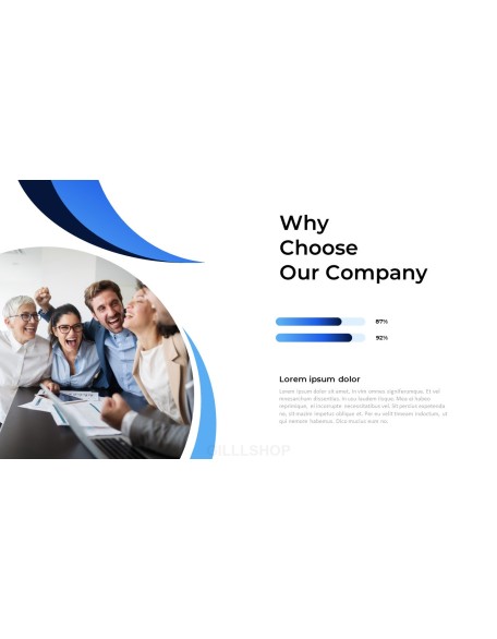 Our Best Business Presentation slide powerpoint