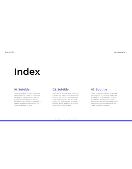 Business Idea Simple Slides Templates