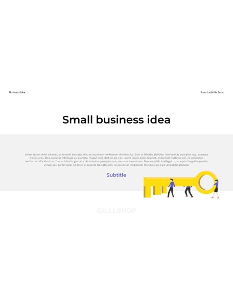 Business Idea Simple Slides Templates