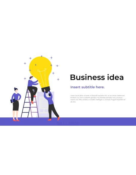 Business Idea Simple Slides Templates