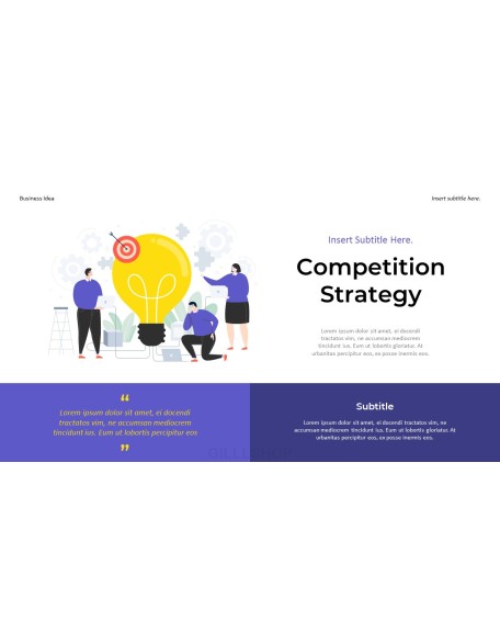 Business Idea Simple Slides Templates