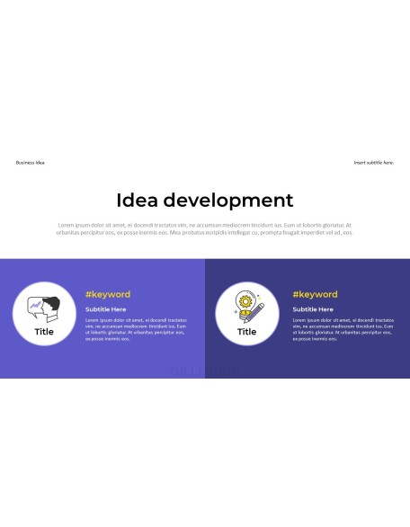 Business Idea Simple Slides Templates