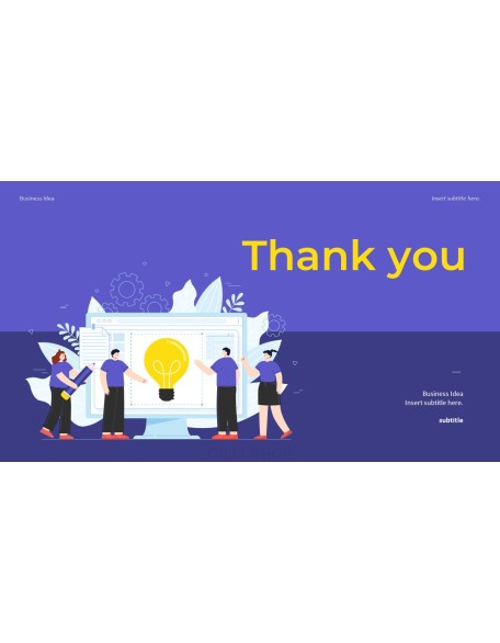 Business Idea Simple Slides Templates
