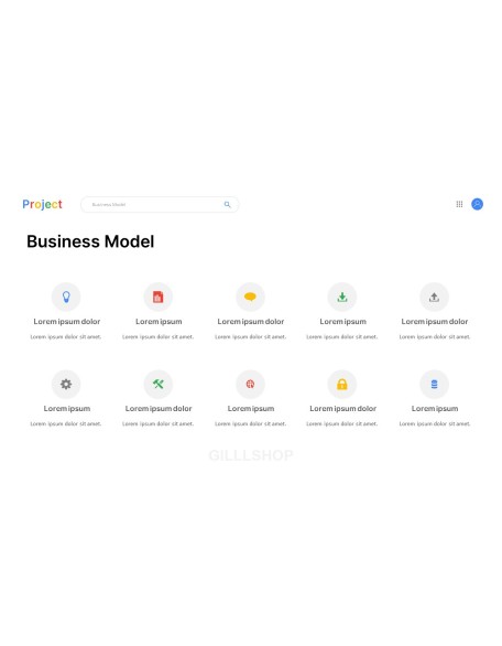 Google Design Concept Project Product Pitch Presentation Template
