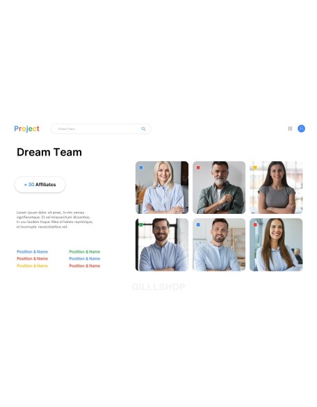 Google Design Concept Project Product Pitch Presentation Template