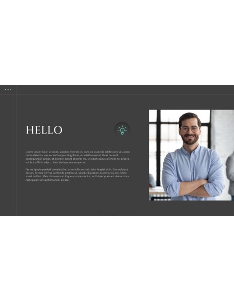 Modern Dark Version Business Solution school ppt