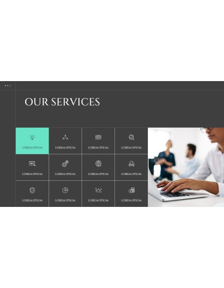 Modern Dark Version Business Solution school ppt