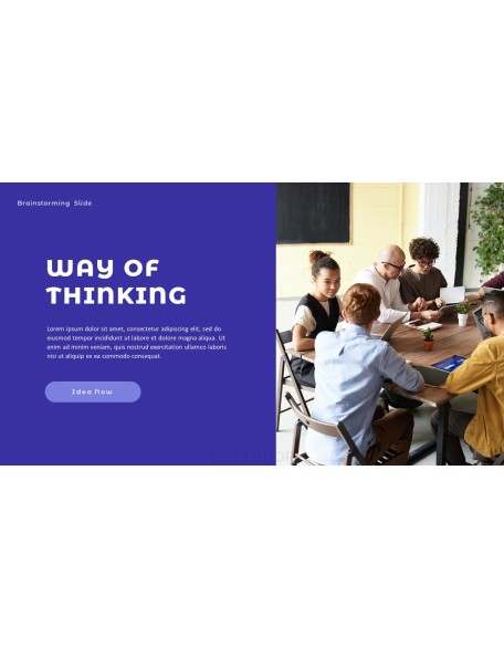 Brainstorming company profile ppt template
