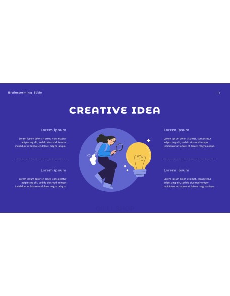 Brainstorming company profile ppt template