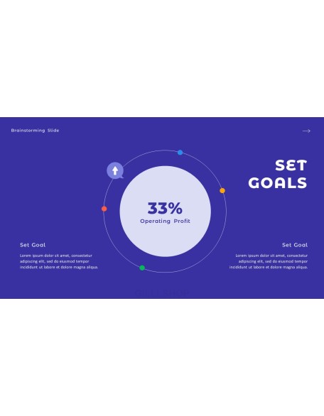 Brainstorming company profile ppt template