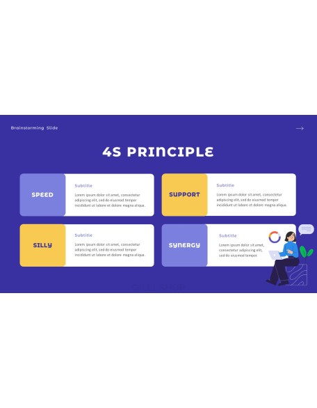 Brainstorming company profile ppt template