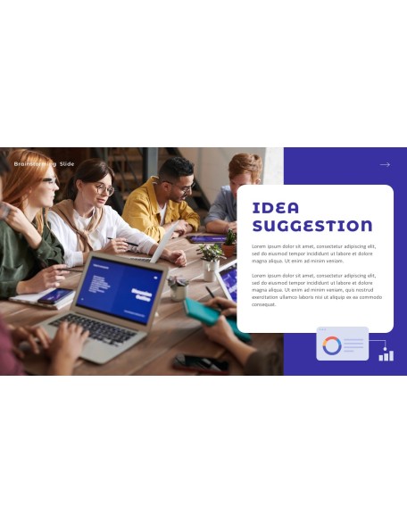 Brainstorming company profile ppt template