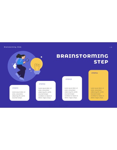Brainstorming company profile ppt template