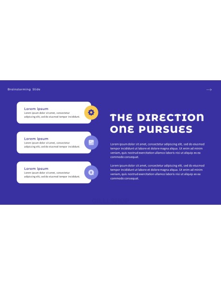 Brainstorming company profile ppt template