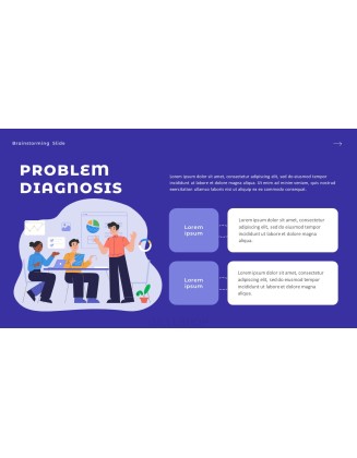 Brainstorming company profile ppt template
