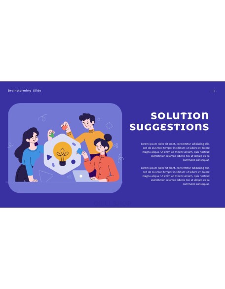 Brainstorming company profile ppt template