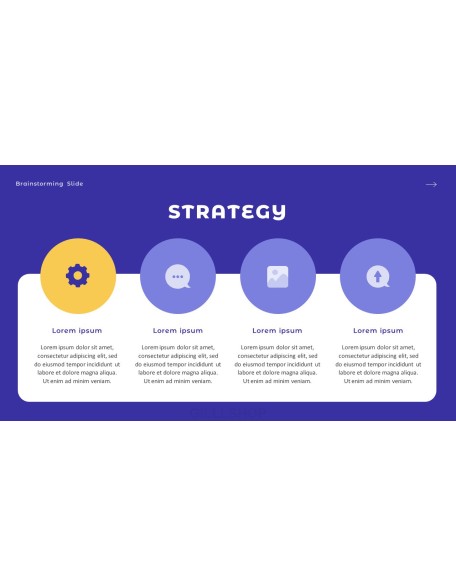 Brainstorming company profile ppt template
