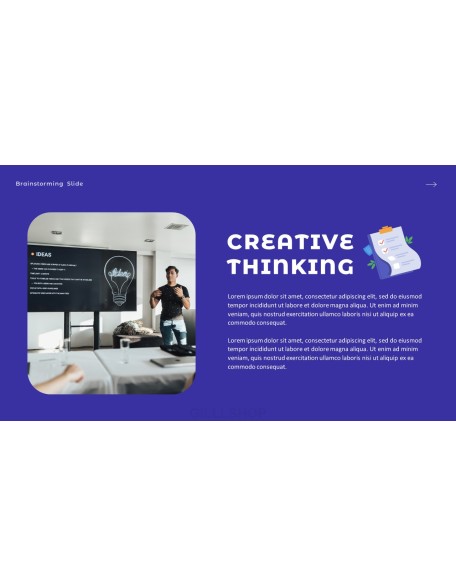 Brainstorming company profile ppt template