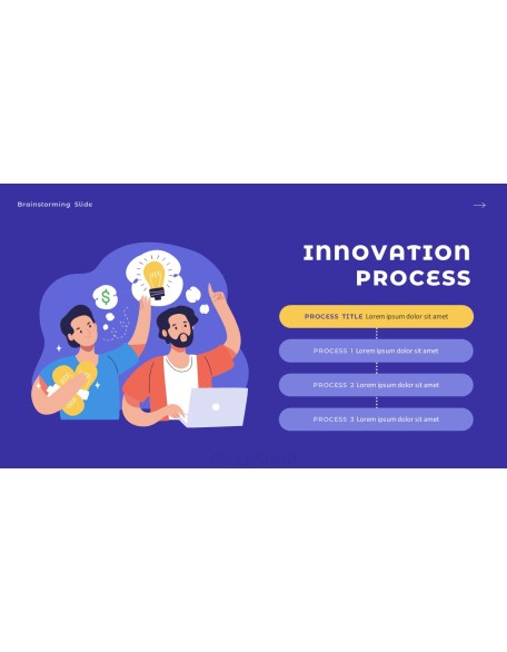 Brainstorming company profile ppt template