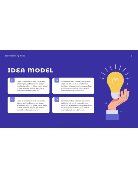 Brainstorming company profile ppt template