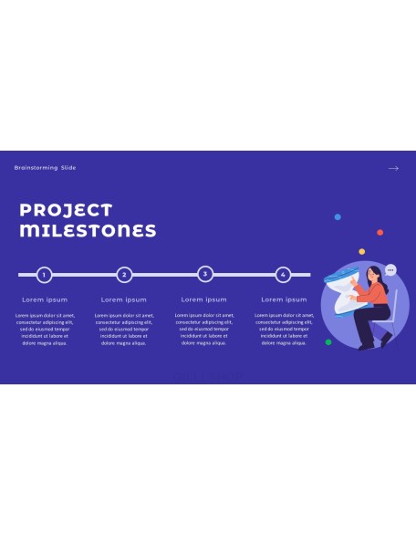 Brainstorming company profile ppt template