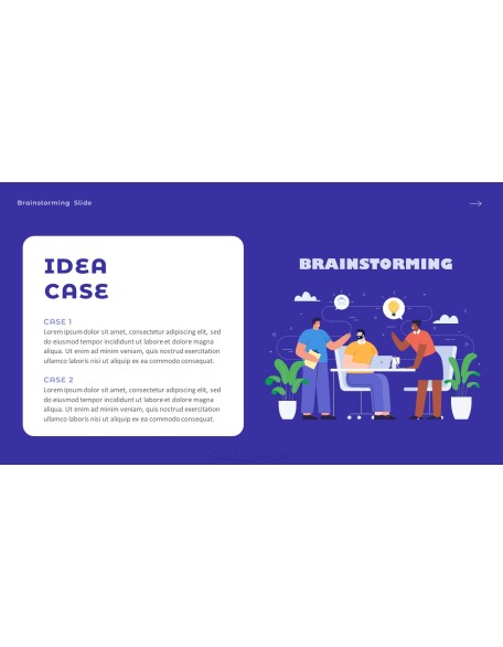 Brainstorming company profile ppt template