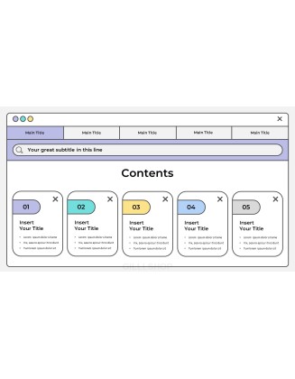 Marketing Project business presentation template