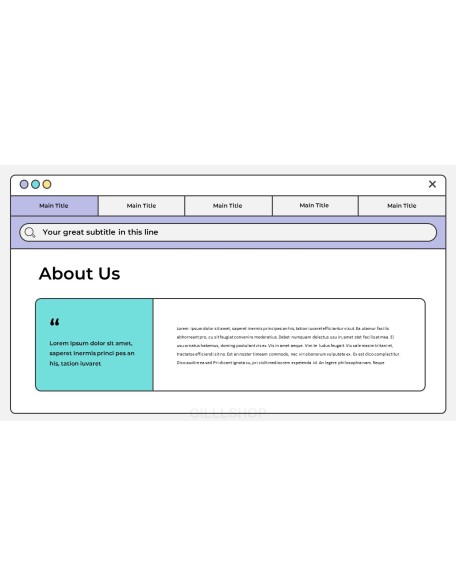 Marketing Project business presentation template