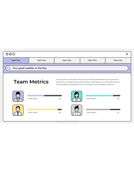 Marketing Project business presentation template