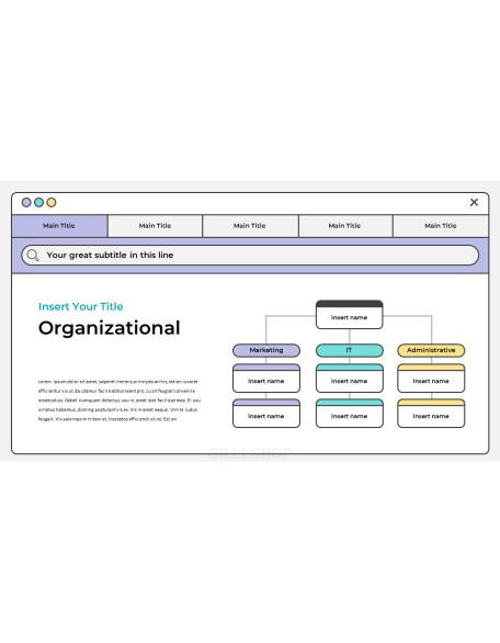 Marketing Project business presentation template