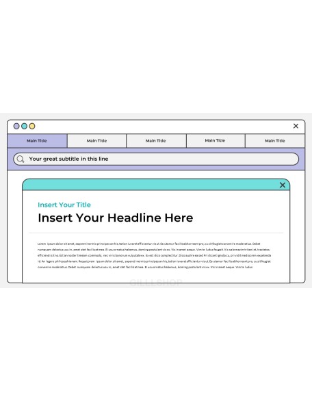 Marketing Project business presentation template
