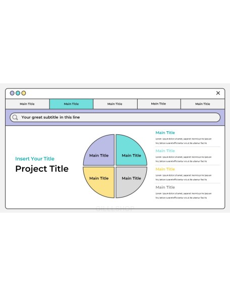 Marketing Project business presentation template