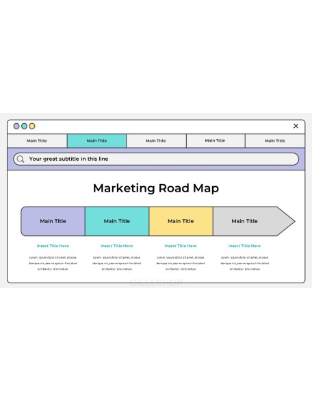 Marketing Project business presentation template