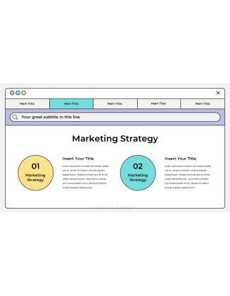 Marketing Project business presentation template
