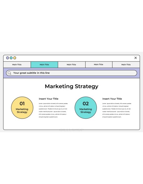 Marketing Project business presentation template
