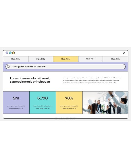 Marketing Project business presentation template
