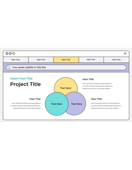 Marketing Project business presentation template