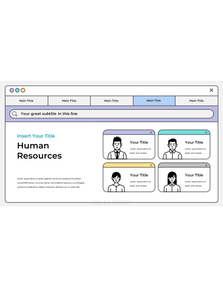 Marketing Project business presentation template