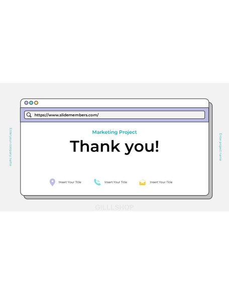 Marketing Project business presentation template